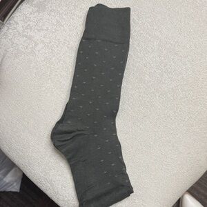 Elegant Dark Green Men's Dress Sock